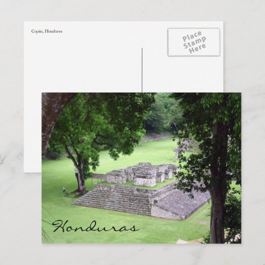 Copán honduras postkarte (Vorne/Hinten)