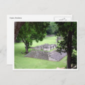 Copán-Ruinen Postkarte (Vorne/Hinten)