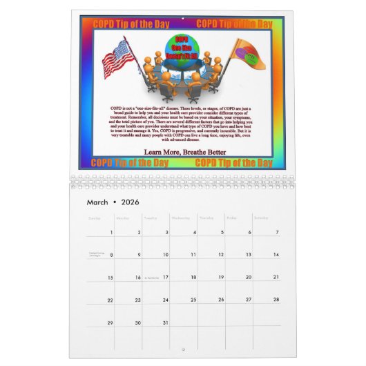 COPD AWARENESS 2021 KALENDER (Mär 2026)