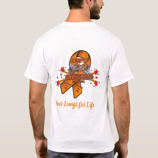 COPD AWARENESS 2023 T-Shirt (Rückseite)