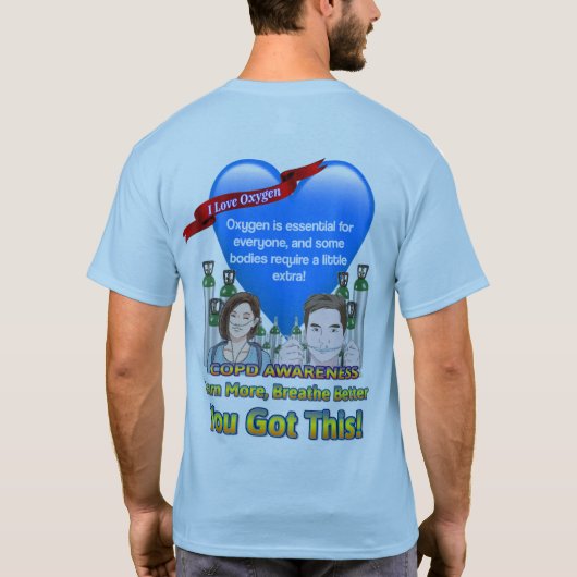 COPD AWARENESS 2024 T-Shirt (Rückseite)