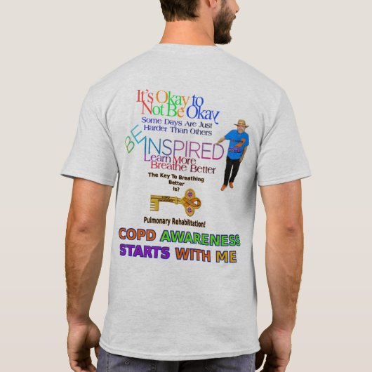 COPD AWARENESS 2024 T-Shirt (Rückseite)