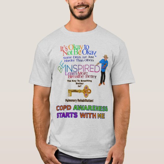 COPD AWARENESS 2024 T-Shirt (Vorderseite)