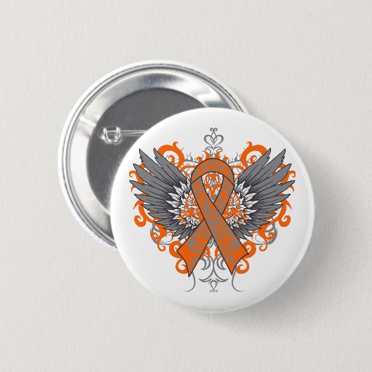 COPD Awareness Cool Wings Button (Vorne & Hinten)