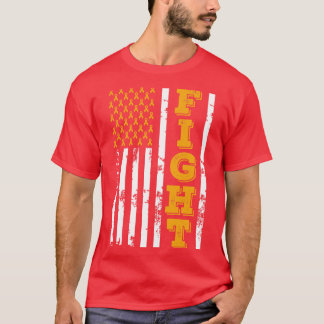 COPD Awareness Fight American Flag 4. Juli Hap T-Shirt