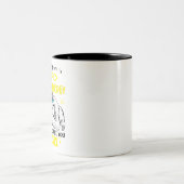 COPD Awareness Month Ribbon Geschenke Zweifarbige Tasse (Mittel)