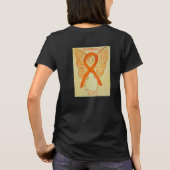 COPD Awareness Ribbon Angel Custom Shirts (Rückseite)