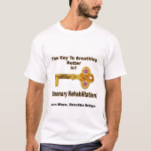 COPD AWARENESS-T - SHIRT der Frau (Vorderseite)