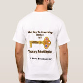 COPD AWARENESS-T - SHIRT der Frau (Rückseite)