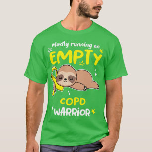 COPD-Bewusstsein läuft meistens auf leerem COPD-Kr T-Shirt