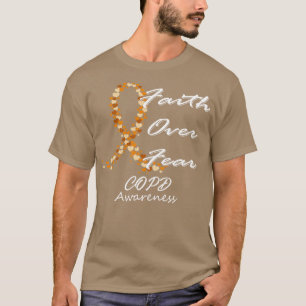 COPD Bewusstsein Vertrauen über Angst in dieser Fa T-Shirt