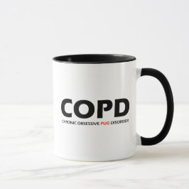 COPD - Chronische obsessive Mops-Störung Tasse