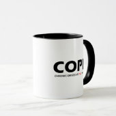 COPD - Chronische obsessive Mops-Störung Tasse (VorderseiteRechts)