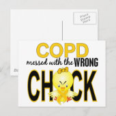 COPD, die mit dem falschen Kick 1 Postkarte (Vorne/Hinten)