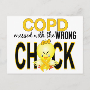 COPD, die mit dem falschen Kick 1 Postkarte