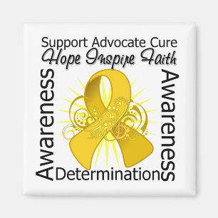 COPD Inspiration Spiral Ribbon Magnet