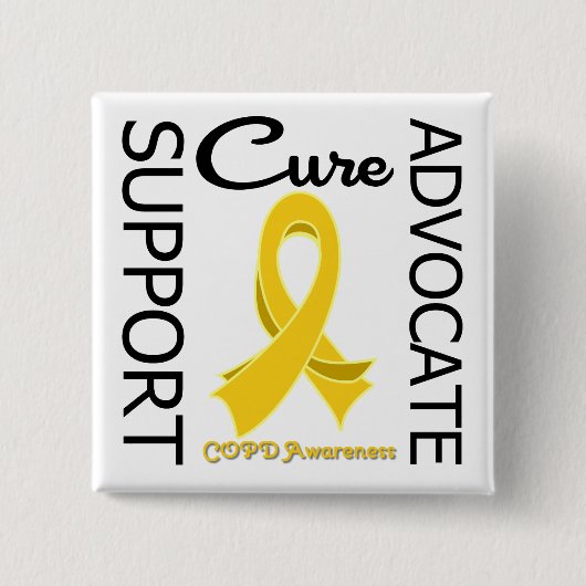 COPD Support Advocate Cure Button (Vorderseite)
