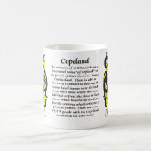 Copeland Familien-Wappen Tasse (Mittel)