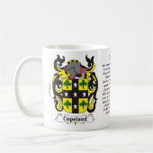 Copeland Familien-Wappen Tasse (Links)