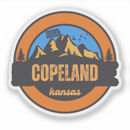 Copeland, Kansas Aufkleber (Vorderseite)