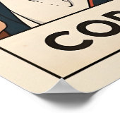 Copenhage vintage travel poster, poster (Ecke)