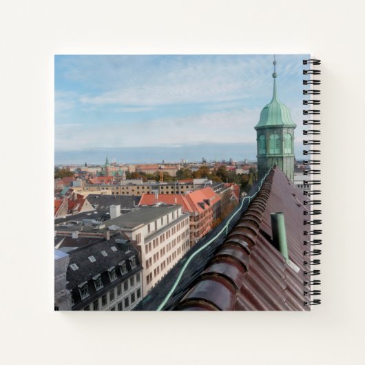 Copenhagen Cityscape Notizblock (Rückseite)