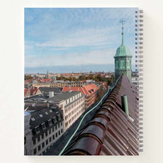 Copenhagen Cityscape Notizblock (Rückseite)