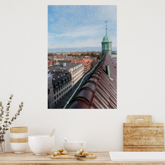 Copenhagen Cityscape Poster (Küche)