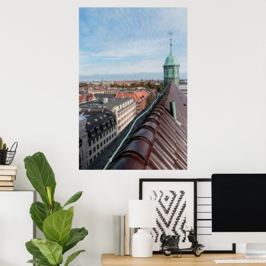 Copenhagen Cityscape Poster (Heimbüro)