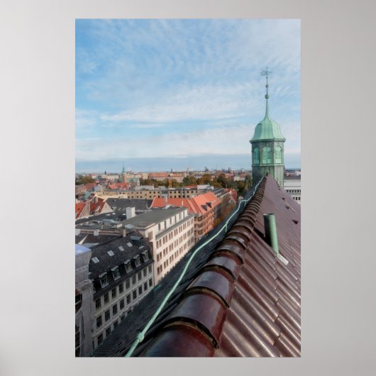 Copenhagen Cityscape Poster (Vorne)