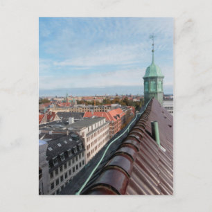 Copenhagen Cityscape Postkarte