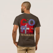 COPENHAGEN DÄNEMARK T-Shirt (Schwarz voll)