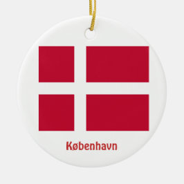 Copenhagen* Dänemark Weihnachtsverzierung Keramikornament