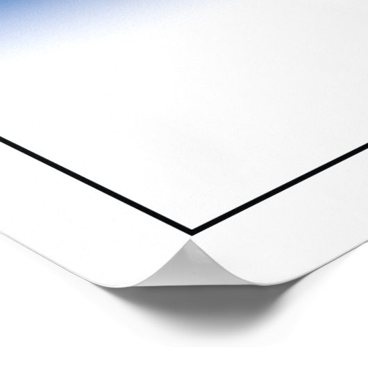 Copenhagen Denmark City Map Travel Simple Minimal Poster (Ecke)