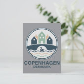 Copenhagen Denmark Europe Postkarte (Stehend Vorderseite)