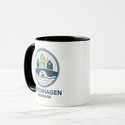 Copenhagen Denmark Europe Tasse (Vorderseite Links)