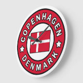 Copenhagen Denmark Große Wanduhr (Winkel)