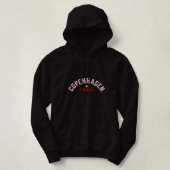 Copenhagen Denmark Hoodie (Design vorne)