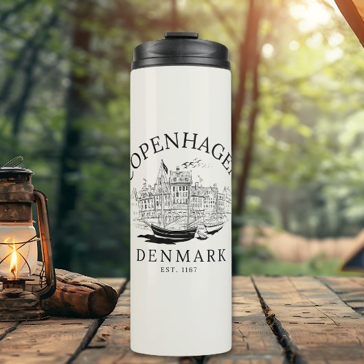 Copenhagen Denmark Landscape Thermosbecher