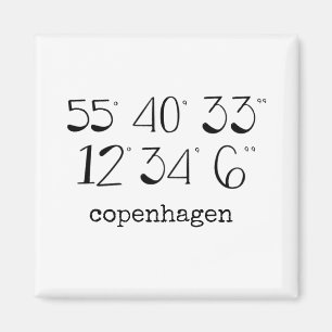 Copenhagen Denmark Magnet