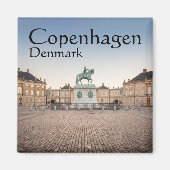 Copenhagen Denmark Souvenir Magnet (Vorne)