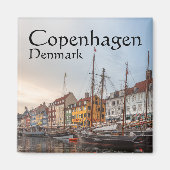 Copenhagen Denmark Souvenir Magnet (Vorne)