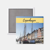 Copenhagen Denmark Souvenir Magnet (Vorderseite/Rückseite)