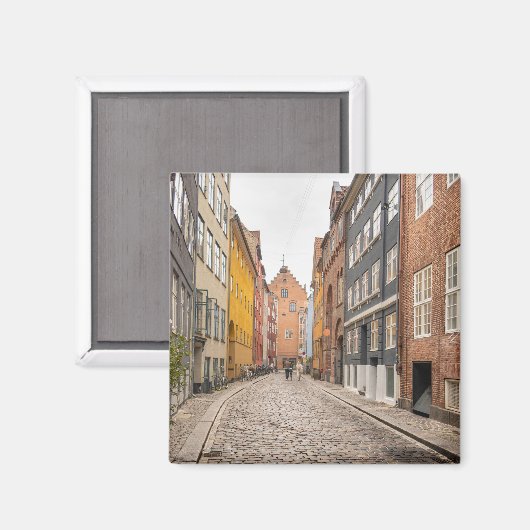 Copenhagen Denmark Souvenir Magnet (Vorderseite/Rückseite)