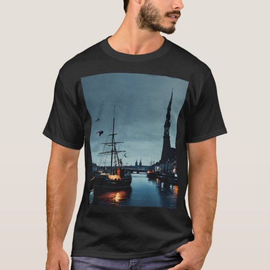 Copenhagen Harbour Dreams T-Shirt (Vorderseite)