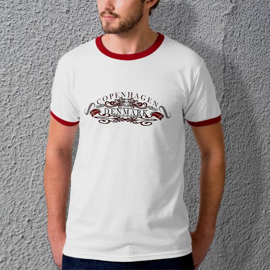 Copenhagen Pride Mens Basic Ringer T-Shirt