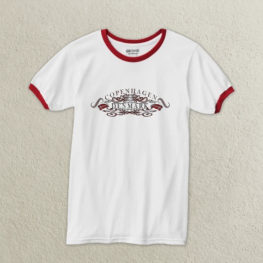 Copenhagen Pride Mens Basic Ringer T-Shirt