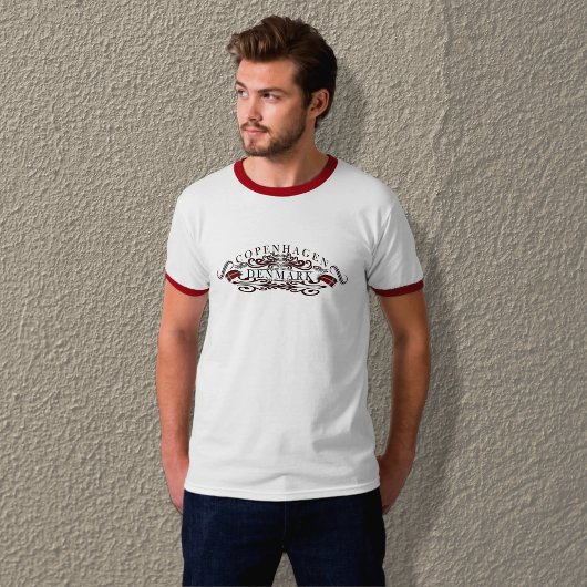 Copenhagen Pride Mens Basic Ringer T-Shirt