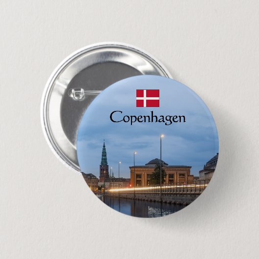 Copenhagen Souvenir Button (Vorne & Hinten)