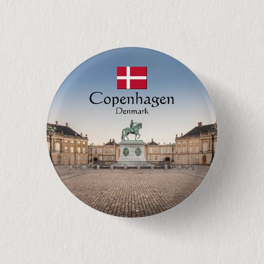 Copenhagen Souvenir Button (Vorderseite)